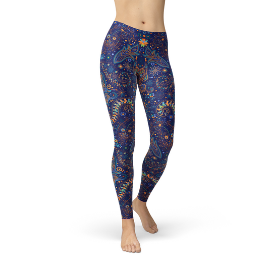 Women's Paisley Butterfly Leggings